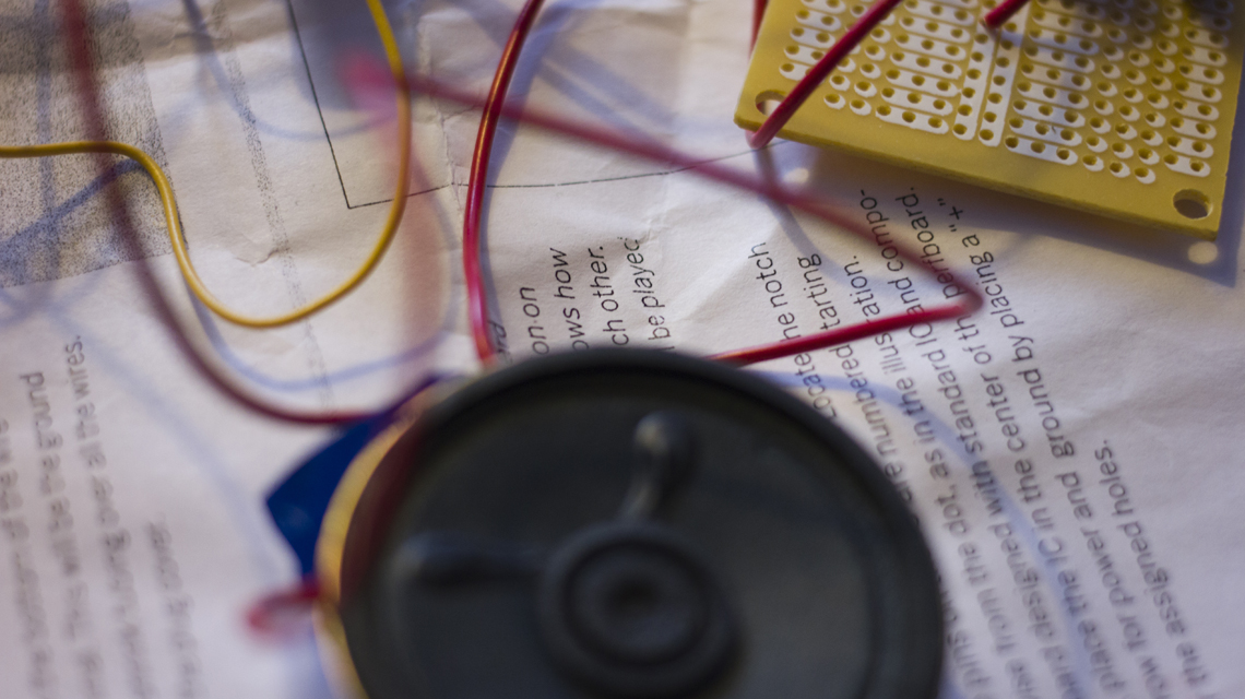 Photograph of Creative DIY Electronics Workshop – Northern Design Festival