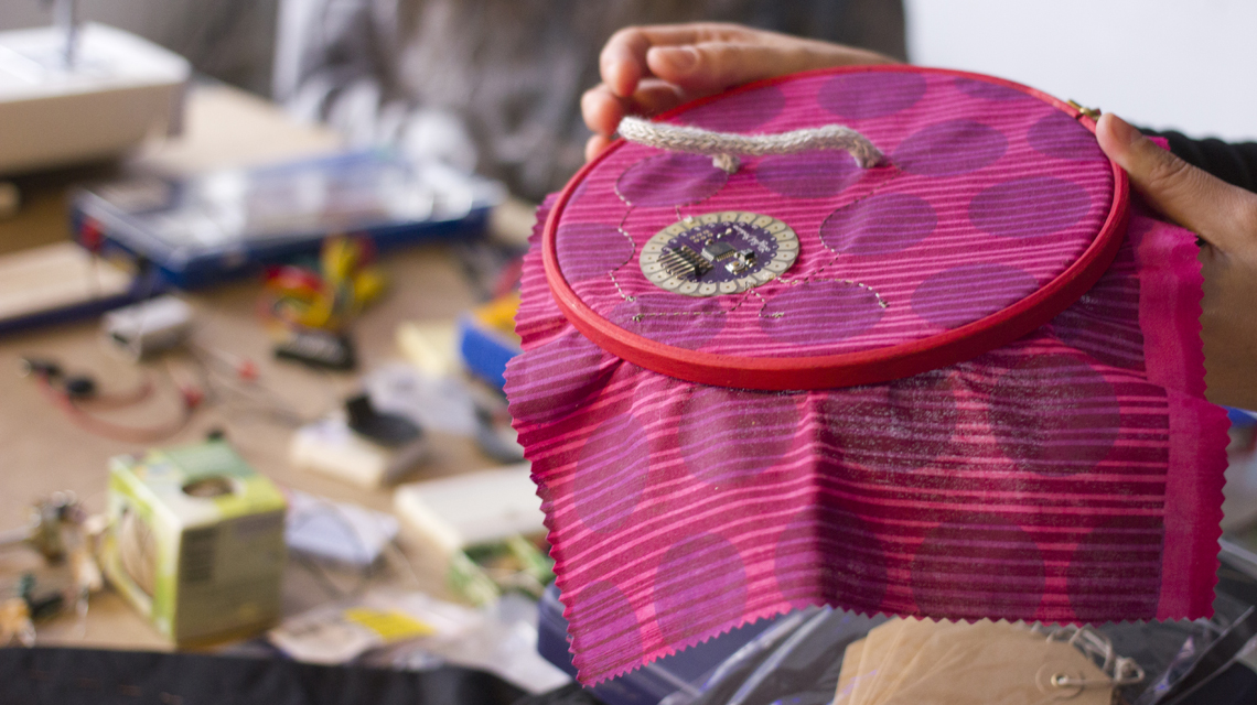 Photograph of Creative DIY Electronics Workshop – Northern Design Festival